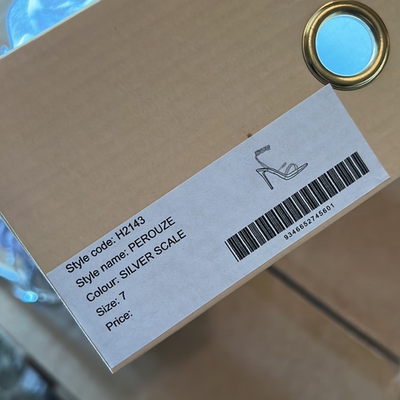 BILLINI PEROUZE HEEL- SILVER SCALE - Picture 8 of 9